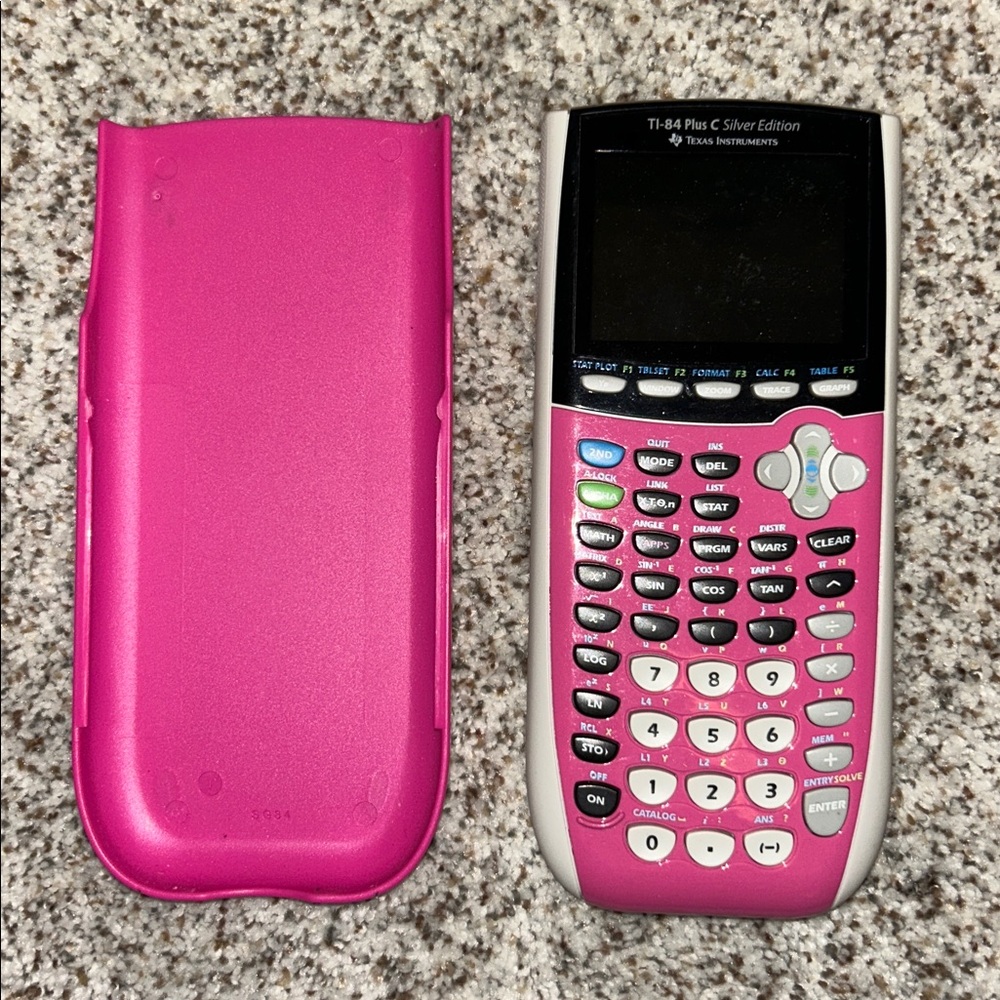 Texas Instruments TI-84 Plus Silver Edition in Pink and Silver